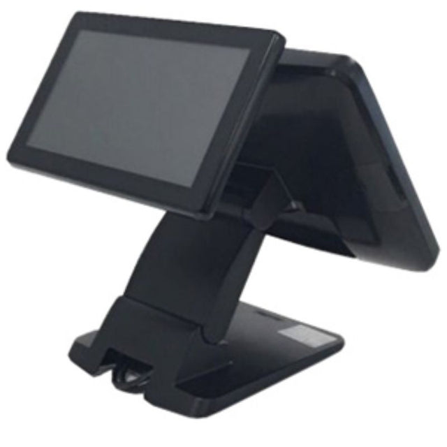 10.1" black rear display for UPOS-211 with 1024x600 resolution, compact design, and 24-month warranty for efficient POS use.