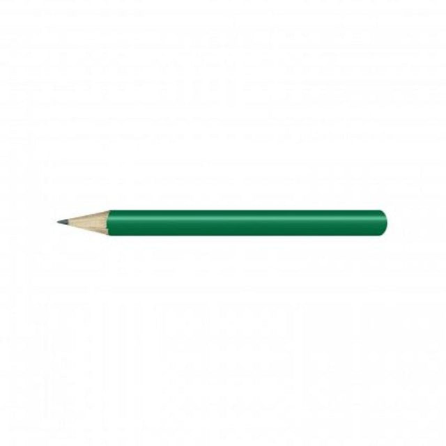 Set of 100 vibrant green HB mini pencils, perfect for writing, sketching, and easy to carry.