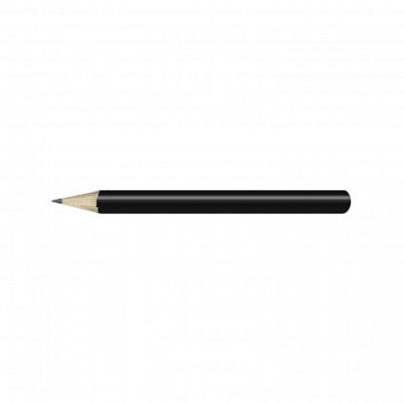 Set of 100 compact black HB mini pencils, perfect for smooth writing and sketching, ideal for students and artists.
