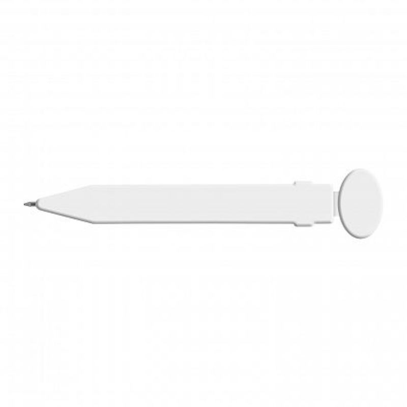 Set of 100 white fridge pens with magnetic backs for easy storage, ideal for notes and organization on metal surfaces.