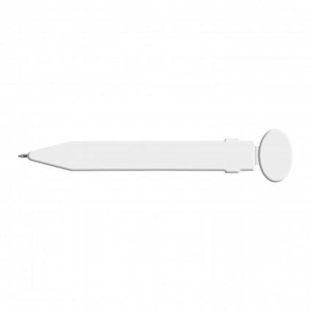 Set of 100 white fridge pens with magnetic backs for easy storage, ideal for notes and organization on metal surfaces.