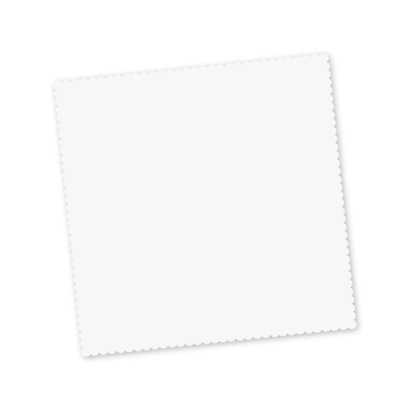 Screen Cleaning Kit - White featuring 50 ultra-soft microfiber cloths in a compact carry case for safe screen cleaning.