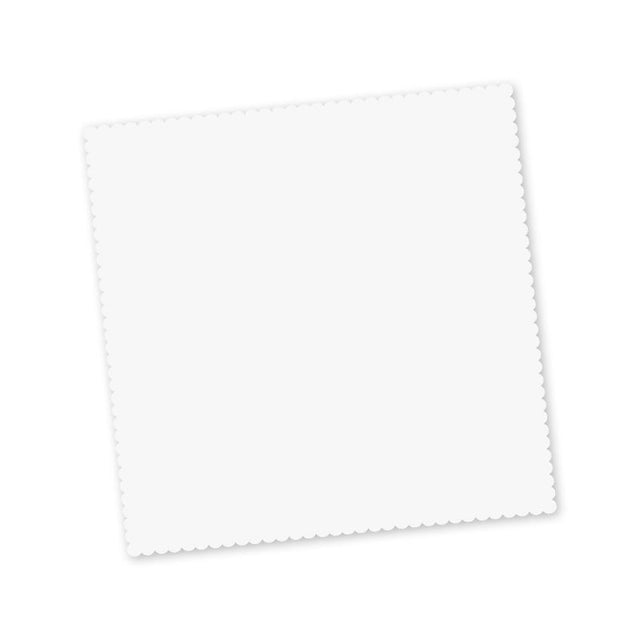 Screen Cleaning Kit - White featuring 50 ultra-soft microfiber cloths in a compact carry case for safe screen cleaning.