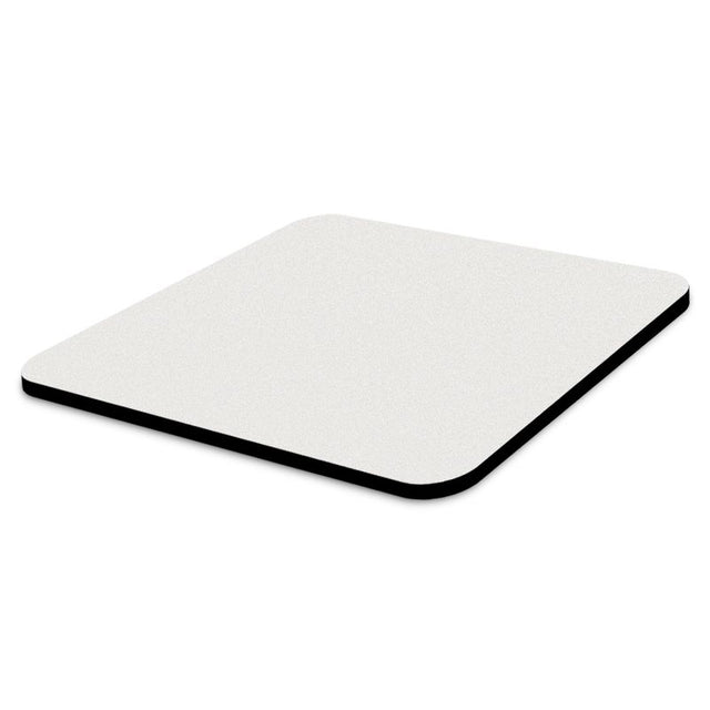 Set of 12 white rectangular mouse mats with non-slip base and smooth microfibre surface for precise control in any workspace.