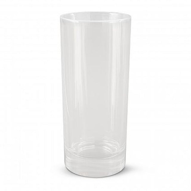 Set of 12 clear glass tumblers, 350ml, elegant design for versatile use, ideal for any occasion, handwash recommended.