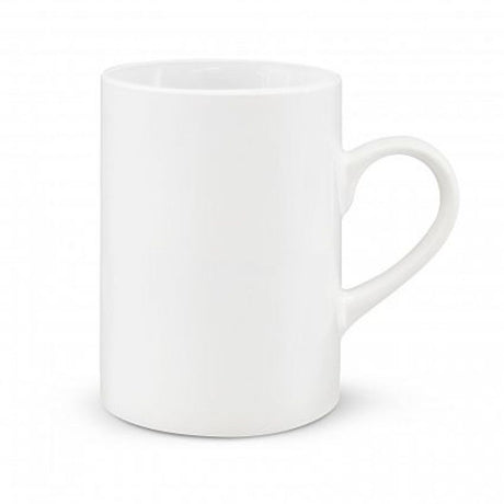 Set of 6 elegant white Roma Coffee Mugs, perfect for stylish coffee drinking and home entertaining.