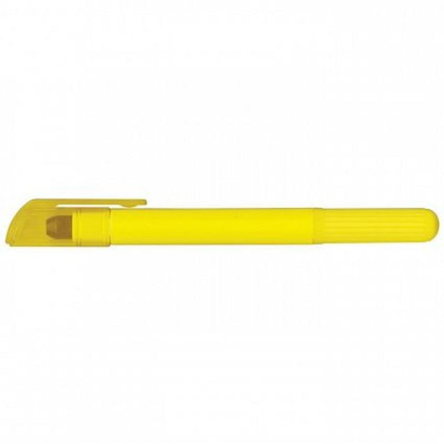 Set of 50 vibrant yellow wax highlighters with a long-lasting, non-drying formula for students and professionals.