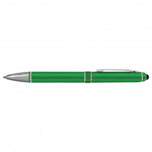 Bright green Antares Stylus Pen set of 30, featuring a twist-action design, chrome accents, and touchscreen stylus tip.