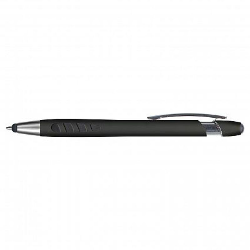 Black Havana Stylus Pen set of 50, featuring retractable design, chrome trim, soft grip, and touchscreen compatibility.
