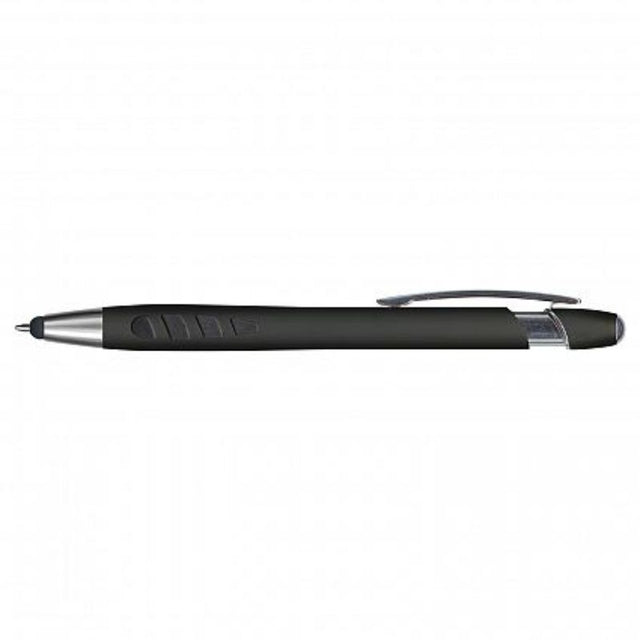 Black Havana Stylus Pen set of 50, featuring retractable design, chrome trim, soft grip, and touchscreen compatibility.
