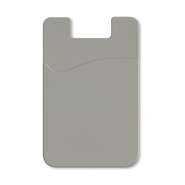 Set of 100 silver Meteor Phone Wallets, slim PVC accessory for securely holding cards on smartphone backs.