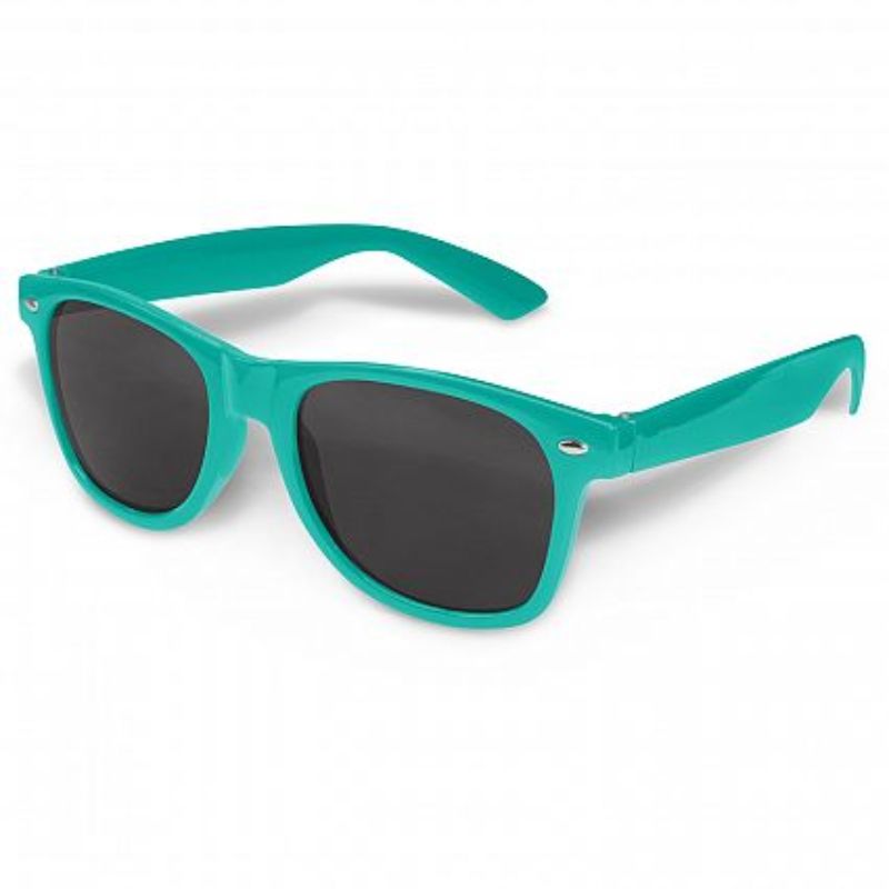 Set of 30 teal premium sunglasses with UV 400 protection, stylish design, and durable polycarbonate frames.