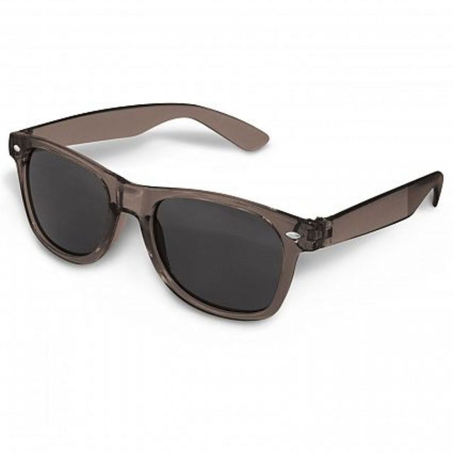 Malibu Premium Sunglasses in translucent black, set of 30, offering UV protection and stylish design for outdoor use.