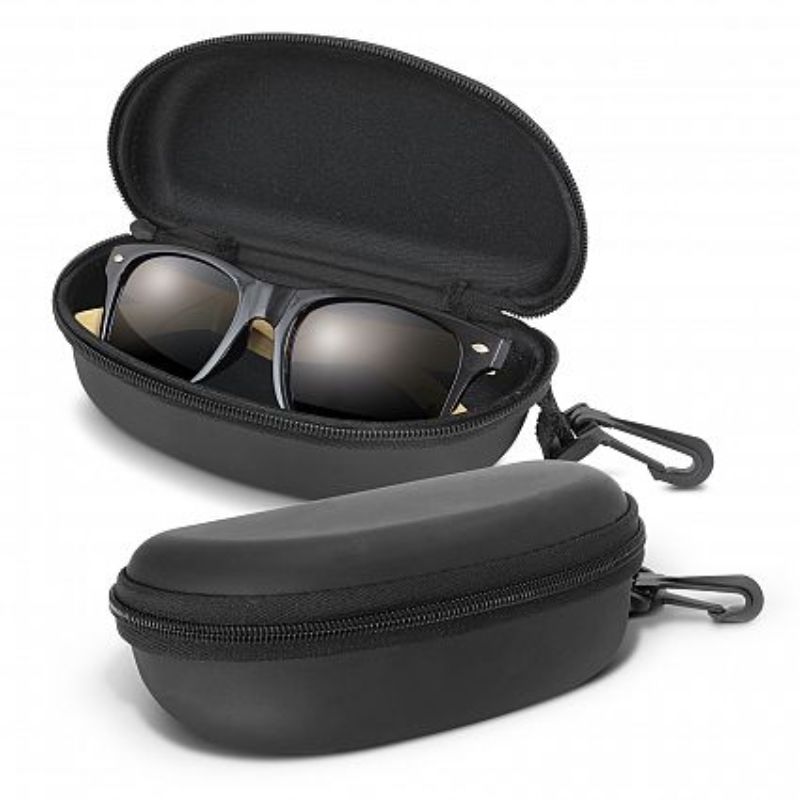 Set of 6 Malibu Premium Sunglasses with bamboo arms, UV400 lenses, and durable black polycarbonate frames for summer style.