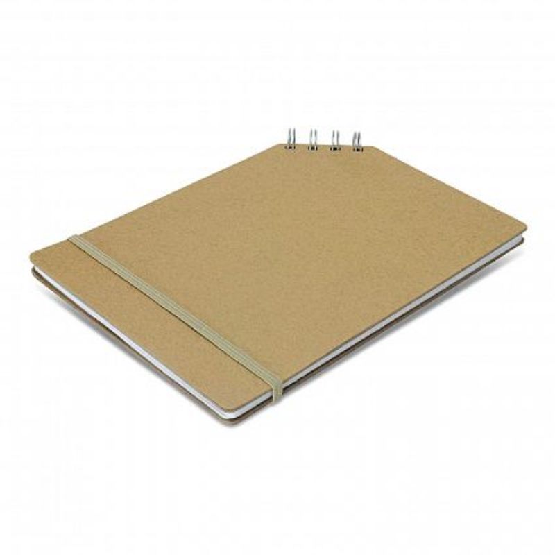 Set of 12 Scandi Note Pads with unlined paper, elastic closure, and durable eco-friendly cover for stylish writing.