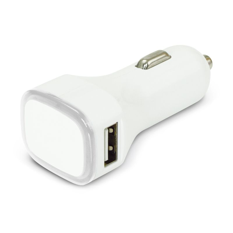 Zodiac Car Charger - White / Clear (Set of 6)