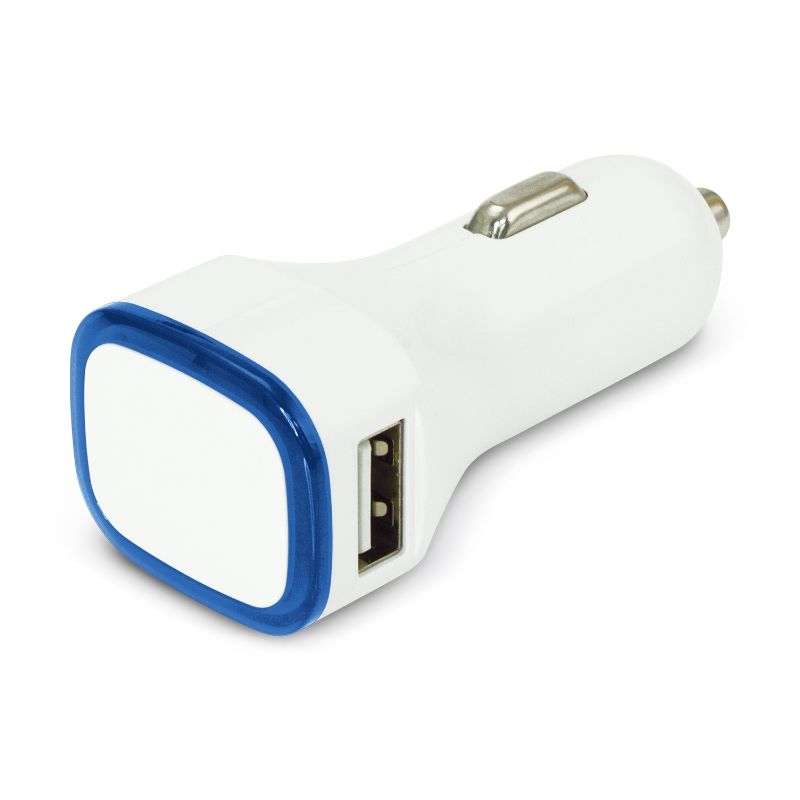 Zodiac Car Charger - White / Blue (Set of 6)