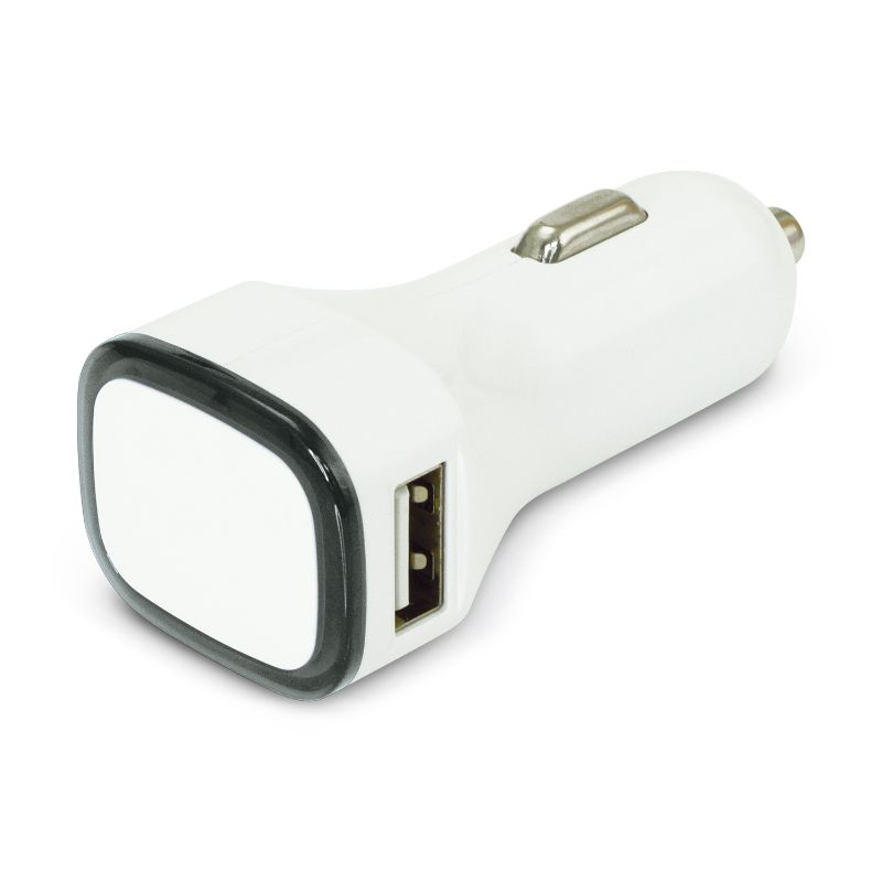 Zodiac Car Charger - White / Black (Set of 6)