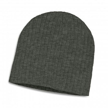 Charcoal Nebraska Heather Cable Knit Beanie set of 12, crafted for warmth and style, featuring a classic cable knit design.