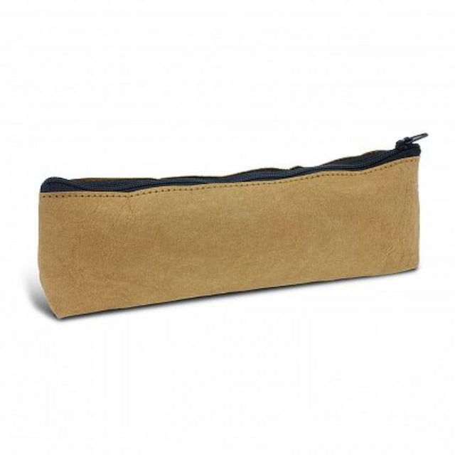 Natural Panther Pencil Case set of 30, featuring a zippered closure, durable Tyvek material, and minimalist design for versatile organization.