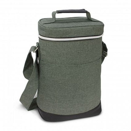 Nirvana Wine Cooler Bag set of 3 in grey/black, featuring insulation, waterproof liner, and adjustable strap for stylish outdoor use.