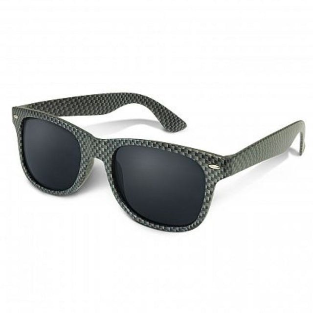 Malibu Premium Sunglasses in Carbon Fibre Grey, set of 30, stylish and protective with 100% UV400 lenses and durable frames.