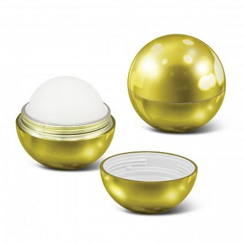 Metallic Lip Balm Ball - Gold (Set of 30)