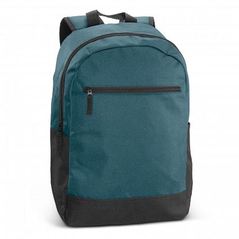Navy Corolla Backpack set of 3 featuring durable polyester, padded laptop sleeve, ample storage, and adjustable straps.