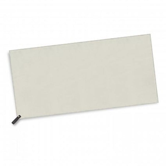 Set of 6 grey Mako Beach Towels, quick-drying and ultra-compact, perfect for outdoor adventures and easy storage.