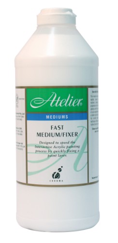 Acrylic paint in a 1-litre bottle, offering versatile fast and controlled drying techniques for vibrant artistry.
