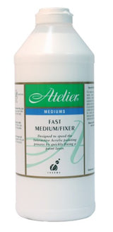 Acrylic paint in a 1-litre bottle, offering versatile fast and controlled drying techniques for vibrant artistry.