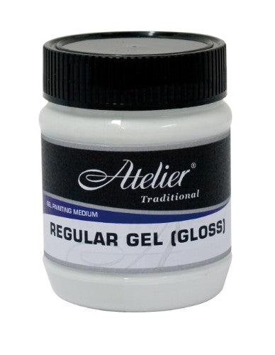 Acrylic gel paint in glossy finish, 250ml, designed for artists to enhance creativity and blending techniques.