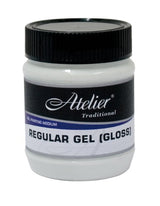 Acrylic gel paint in glossy finish, 250ml, designed for artists to enhance creativity and blending techniques.