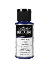 Vivid 60ml Pthalo Blue acrylic paint for versatile, high-quality artwork; ideal for layering, washes, and mixed media techniques.