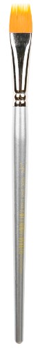 Das S1072c Synthetic Comb Brush, 1/2", features durable bristles for detailing in oil and acrylic painting.