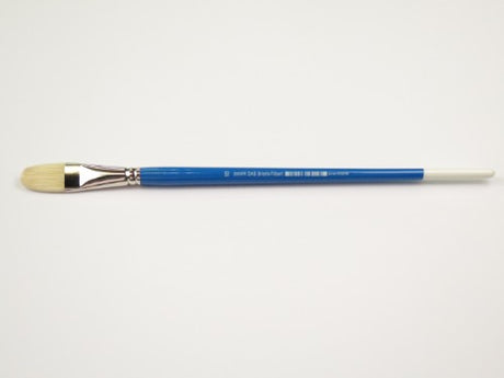 Premium Das S2003fr bristle filbert brush #10 for smooth strokes, ideal for oil, acrylic, and watercolor painting.
