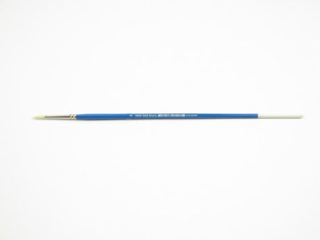 Premium round artist brush #2 with durable bristles, ideal for details and strokes in acrylics, oils, and watercolors.