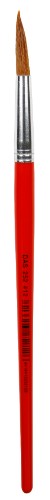 Maries 252 Brush No.12: versatile short natural hair brush for watercolors, acrylics, and oils, ideal for beginners and professionals.