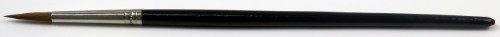 High-quality Das Sable Brush S411 No.6 with sable hair for precise painting and detailing, ideal for watercolor and oil.