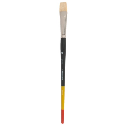 Premium Snap! Lh Bristle Bright 12 artist brush with synthetic bristles, ideal for detailed painting and expressive strokes.