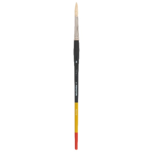 Snap! Lh Bristle Round 8 Artist Brush, versatile for watercolors, acrylics, and oils with durable bristles and a comfortable handle.