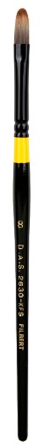 Artist Brush DASS2630 Manglon Filbert #8 with resilient filaments, ideal for versatile painting techniques across multiple mediums.