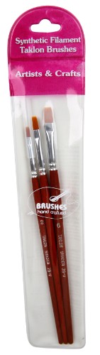 High-quality 28-piece Taklon shader brush set for versatile painting in acrylic, oil, and watercolor mediums.