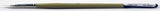 Artist Brush S9970: 1/8" White Taklon dagger brush for detailed strokes in watercolor, acrylic, and gouache painting.