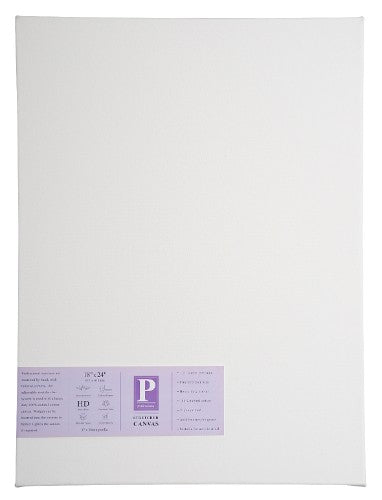 Professional heavy-duty 18x24 canvas made from 100% cotton, triple-primed, ideal for oil and acrylic painting.