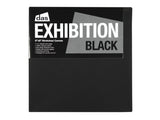 High-quality 8x8 inch black canvas, ideal for diverse painting techniques, featuring a durable wood frame and acid-free priming.