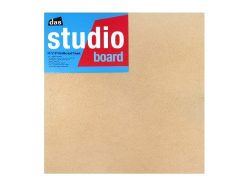 Artist Hardbhoard 12x12 panel, ideal for painting, drawing, and mixed media projects with durable, stable construction.