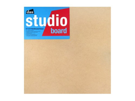 Artist Hardbhoard 12x12 panel, ideal for painting, drawing, and mixed media projects with durable, stable construction.