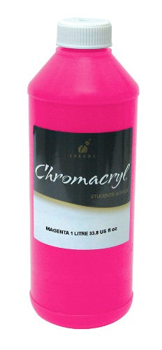 Acrylic Paint - Chromacryl 1lit Magenta (Process Magenta