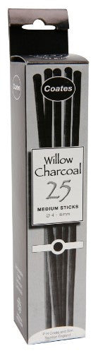 Artist Charcoal - Coates Willow Charcoal Medium (5-6mm) (2